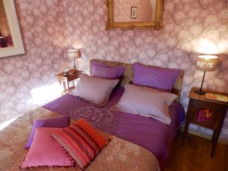 Chambre aux magnolias - Logis de l'Étang de l'Aune