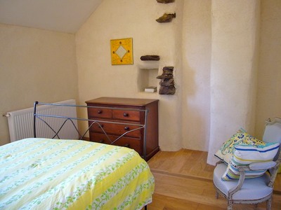 Chambre lit 2 places - Gîte de l'Étang de l'Aune